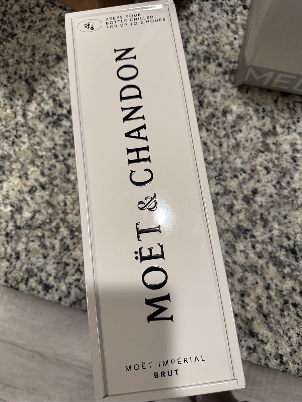 Moët Impérial Brut Decorative Champagne Box - White
